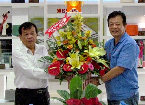 Lãnh đạo tỉnh thăm doanh nghiệp nhân dịp đầu năm mới 